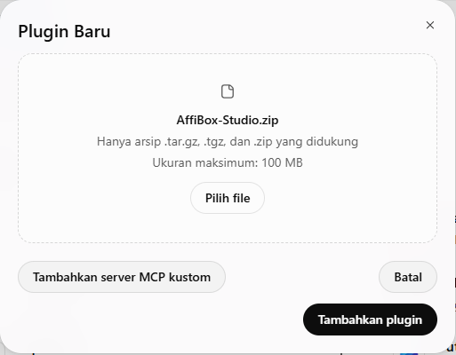 Panduan Konfirmasi Tambahkan Plugin di ChatGPT
